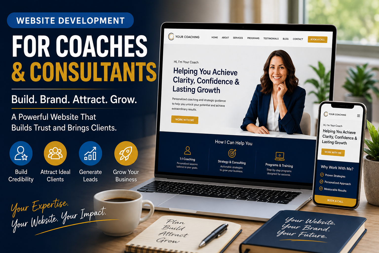 The Ultimate Guide to Website Development for Coaches & Consultants The Ultimate Guide to Website Development for Coaches & Consultants